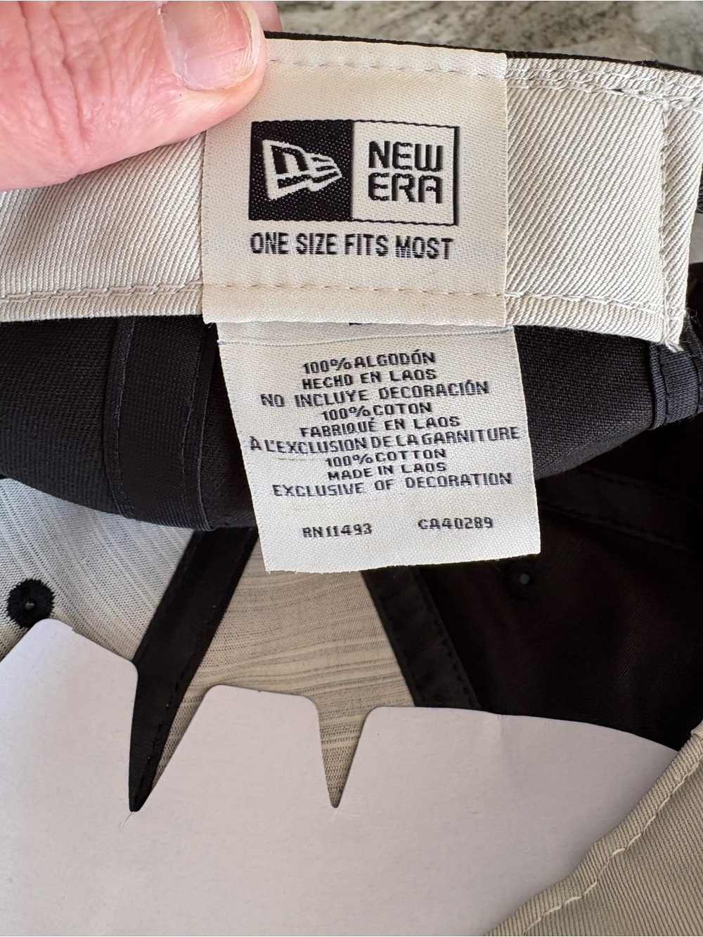 Fear of God Black Baseball Cap - Picture 5 of 9